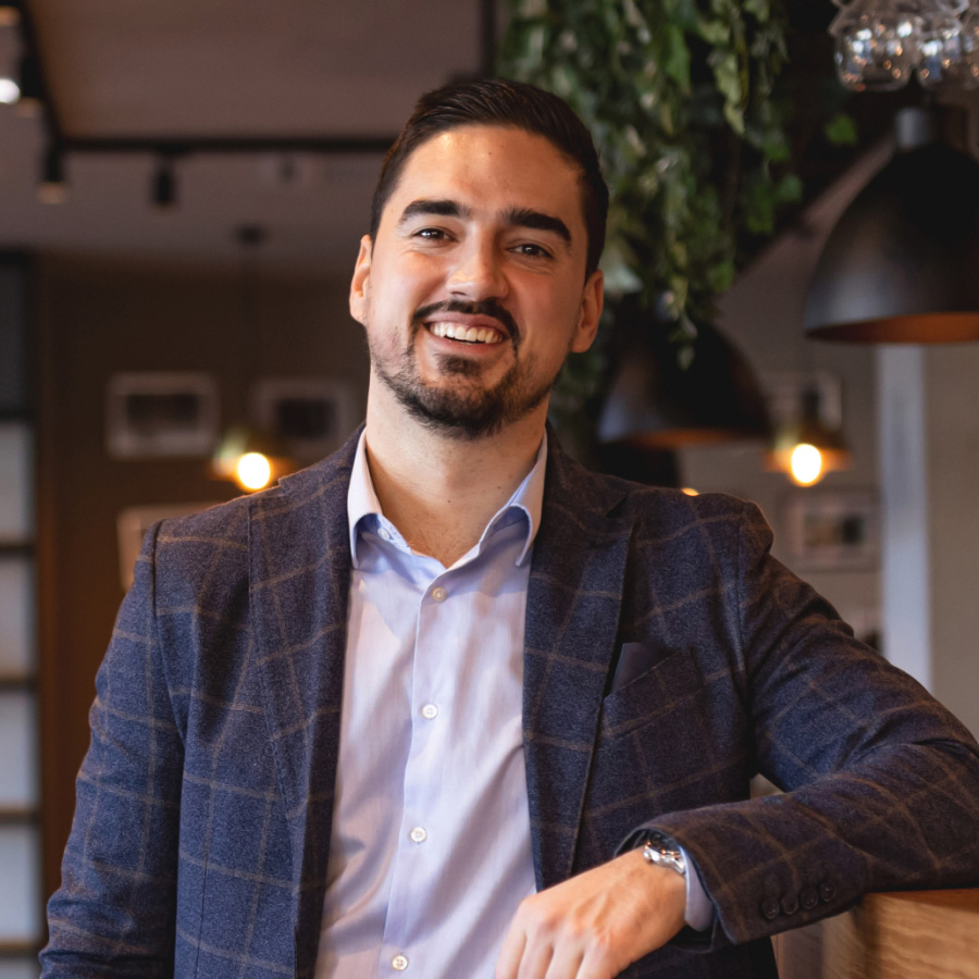 businessman smiling