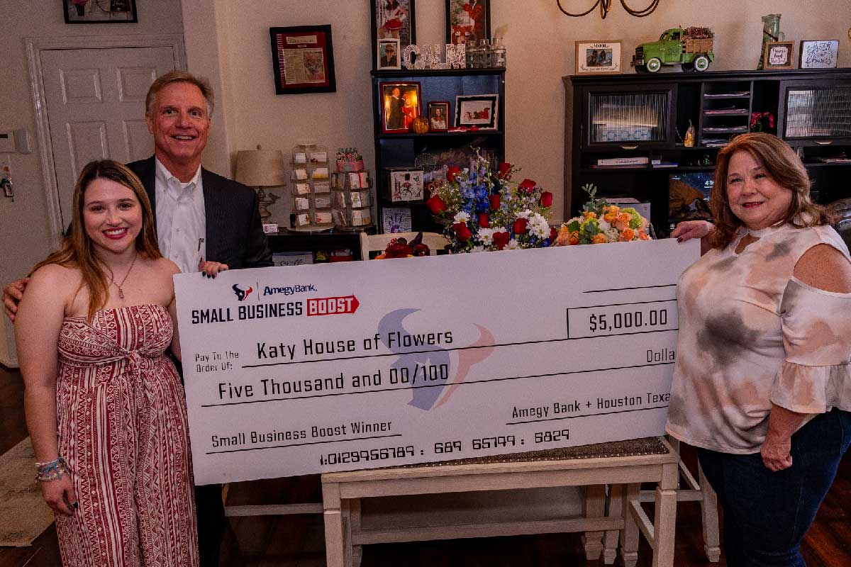 An October 24th, 2023 image from the Small Business Boost at Katy House of Flowers in Katy, TX.